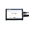 Ekran dotykowy pojemnościowy LCD TFT 5'' (H) 800x480px HDMI + USB Rev. 2.1 dla Raspberry Pi 3B+/3B/2B/Zero Ekran dotykowy pojemnościowy LCD TFT 5'' (H) 800x480px HDMI + USB Rev. 2.1 dla Raspberry Pi 3B+/3B/2B/Zero - zdjęcie 7