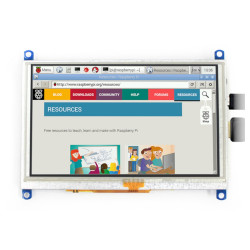 Ekran dotykowy  G - rezystancyjny LCD TFT 5'' 800x480px HDMI + USB ...