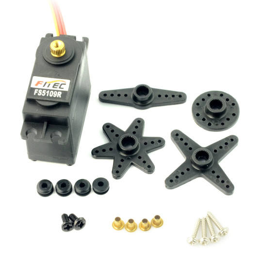 Сервопривід Feetech FS5109R - стандартний безперервний режим роботи 360 градусів