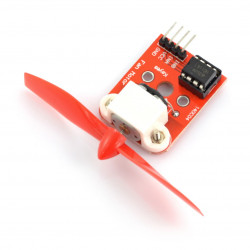 Wiatraczek z silnikiem i sterownikiem L9110