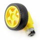 Koło + silnik 65x26mm 5V z przekładnią 48:1 Koło + silnik 65x26mm 5V z przekładnią 48:1