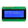Wyświetlacz LCD 4x20 znaków niebieski Wyświetlacz LCD 4x20 znaków niebieski - zdjęcie 1