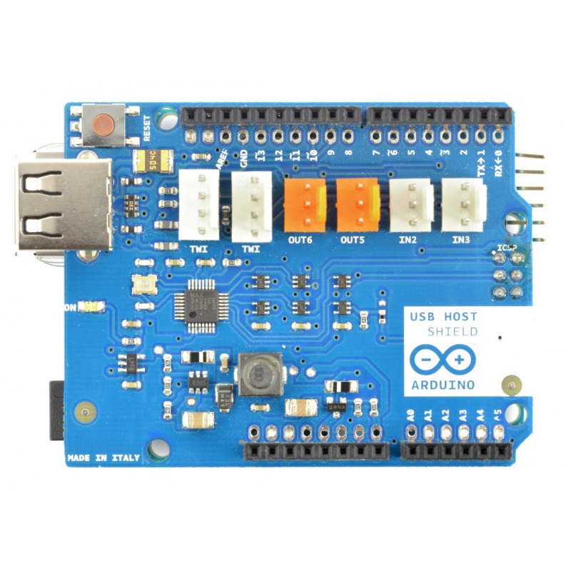 Arduino USB Host Shield - sterownik USB nakladka dla Arduino