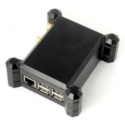 Obudowa Raspberry Pi 3B+/3B/2B + Boss aluminiowa - czarna