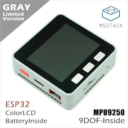 M5Stack Core - ESP32 Tensilica LX6 Dual-Core 240MHz WiFi Bluetooth - MPU9250 - LCD 2"