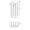 Radiator RAD18 18x11x5 mm. Radiator RAD18 18x11x5 mm. - zdjęcie 2