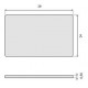Radiator RAD02 29x24x0.5 mm Radiator RAD02 29x24x0.5 mm