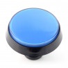 Big Push Button 6cm - niebieski - pochyły - zdjęcie 1