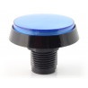Big Push Button 6cm - niebieski - pochyły - zdjęcie 2