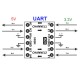 Konwerter poziomów logicznych 3,3V / 5V I2C UART SPI Konwerter poziomów logicznych 3,3V / 5V I2C UART SPI