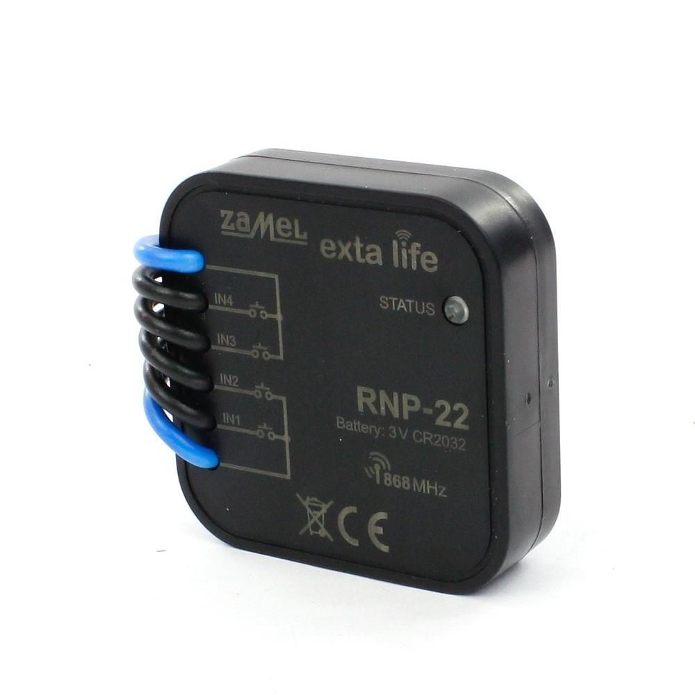 Exta Life - Radiowy nadajnik puszkowy 4-kanałowy bateryjny 3V - RNP-22