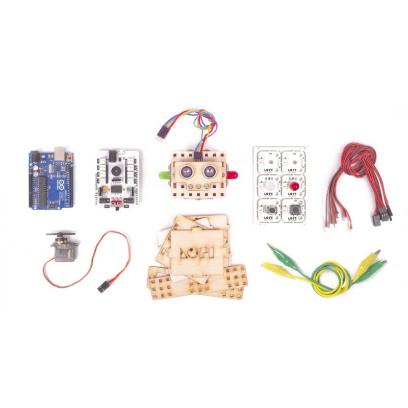 Lofi Robot - zestaw do budowy robotów - wersja Codebox
