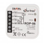 Exta Free - Radiowy odbiornik puszkowy 3-kanałowy 10-14V - ROP-06