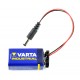 Adapter wtyk DC 5.5/2.1 - wtyk 6F22 bateria 9V Adapter wtyk DC 5.5/2.1 - wtyk 6F22 bateria 9V