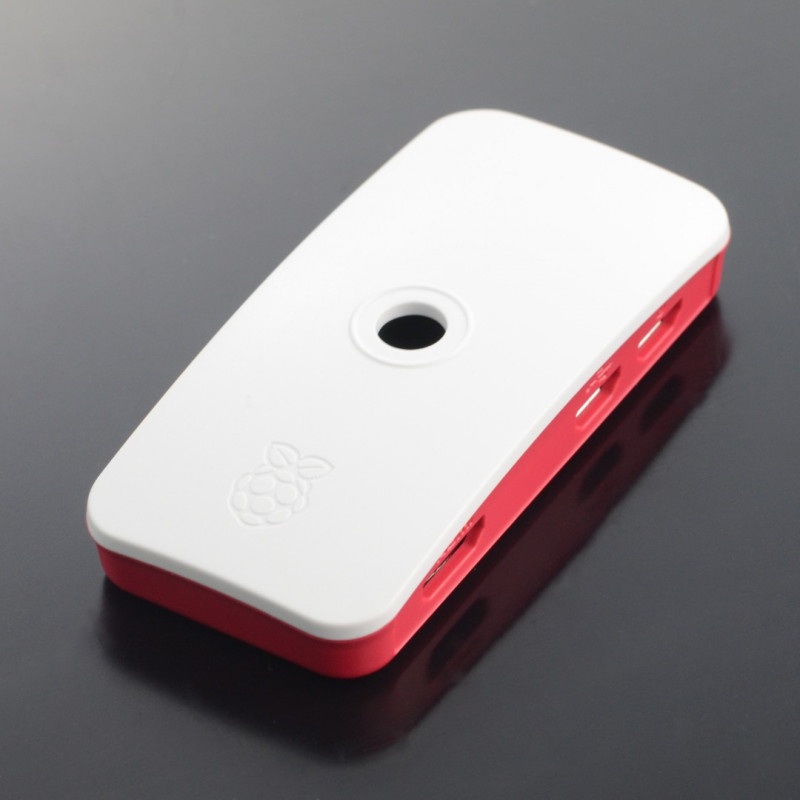 Obudowa Raspberry Pi Zero oficjalna - czerwono-biała