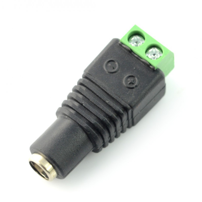 Gniazdo DC φ5.5 x 2.1 mm z szybkozłączem