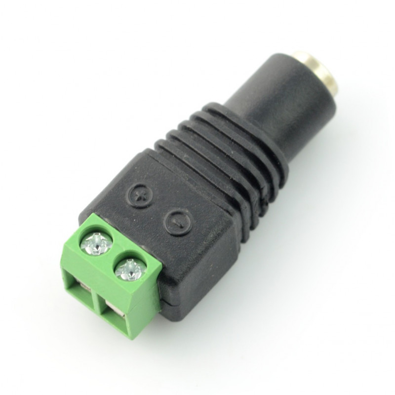 Gniazdo DC φ5.5 x 2.1 mm z szybkozłączem