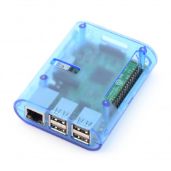 Obudowa Raspberry Pi Model 3B+/3B/2B - niebieska