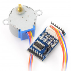 Silnik krokowy z przekładnią 28BYJ-48 5V/ 0.1A/ 0,03Nm ze sterownik...