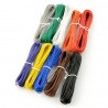 Zestaw przewodów drucianych PVC - 10 kolorów - 60m - zdjęcie 2