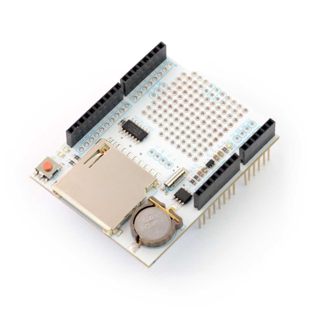 DataLogger Shield z czytnikiem kart SD dla Arduino - Velleman VMA202