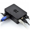 Zestaw Raspberry Pi 3 B+ WiFi + obudowa RS Pro Plus z klapką + zasilacz Zestaw Raspberry Pi 3 B+ WiFi + obudowa RS Pro Plus z klapką + zasilacz - zdjęcie 3