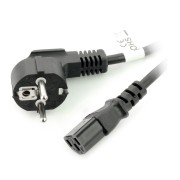 Przewód zasilający CEE 7/7 - IEC 320 C13 10m VDE - czarny