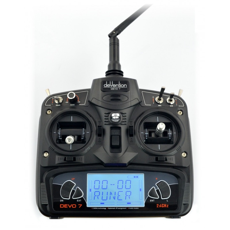 Dron quadrocopter wyścigowy Walkera Rodeo 110 z kamerą FPV i nadajnikiem Devo7