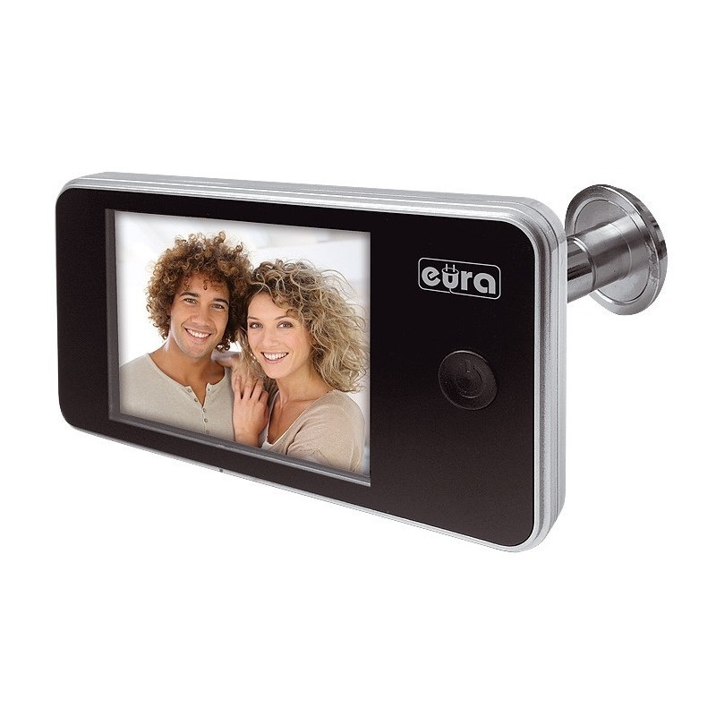 Eura-tech VDP-01C1 Eris LCD 3,2'' - wizjer wideo do drzwi - srebrny
