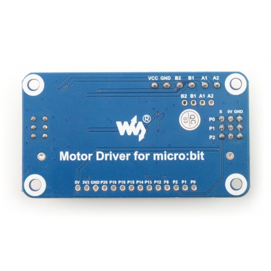 I2C-контролер на 2 двигуни та 3 сервоприводи для BBC micro:bit - Waveshare 15220