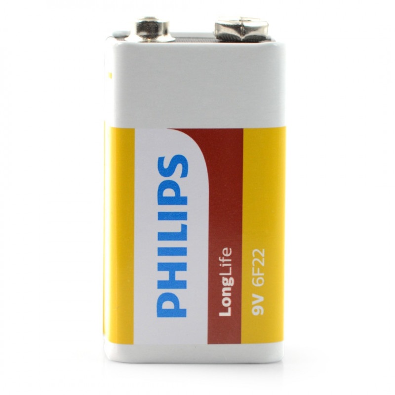 Bateria Philips LongLife 6LF61 9V