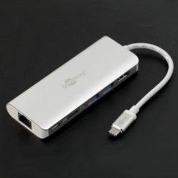 Adapter wieloportowy Goobay 76788 -  2 x USB 3.0, SD, HDMI