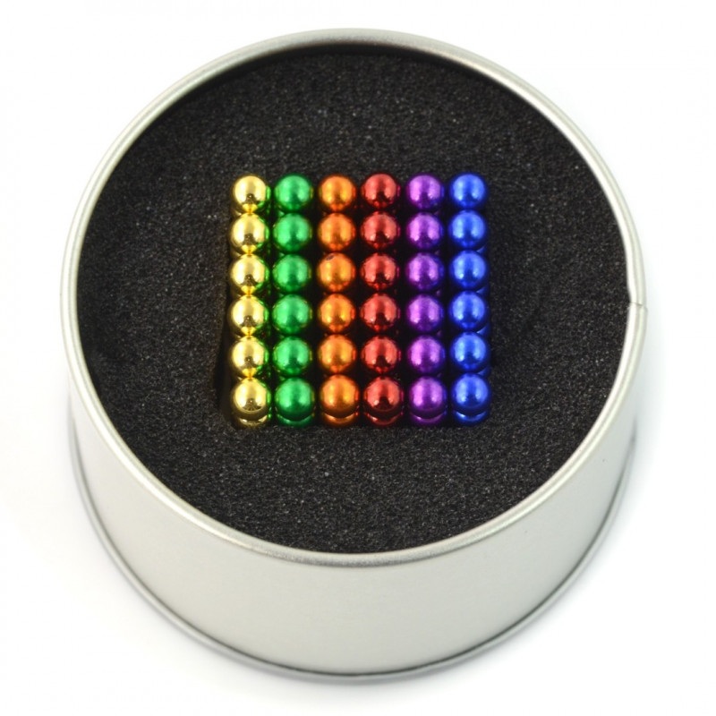 Kulki magnetyczne Neocube 5mm - kolorowe