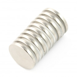 Magnes neodymowy okrągły - 17x2mm
