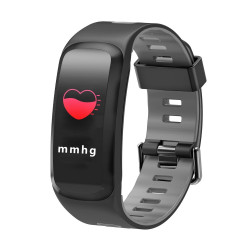Smartband NO.1 F4 - inteligentna opaska - czarny
