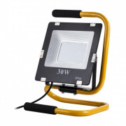 Lampa przenośna LED ART, 30W, 2100lm, IP65, AC230V, 4000K + stojak + przewód 2m + wtyczka - biały naturalny