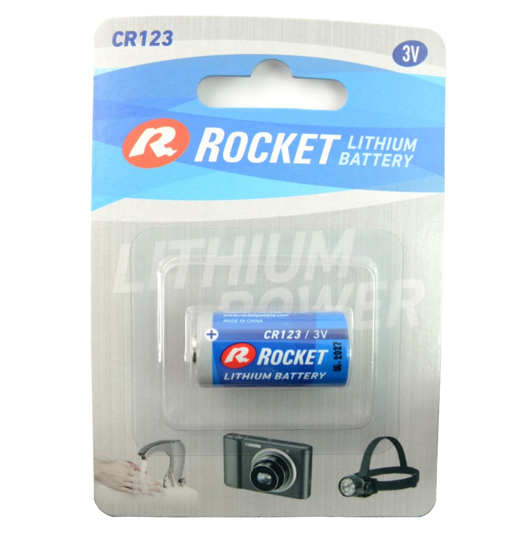 Bateria litowa Rocket - CR123 3V