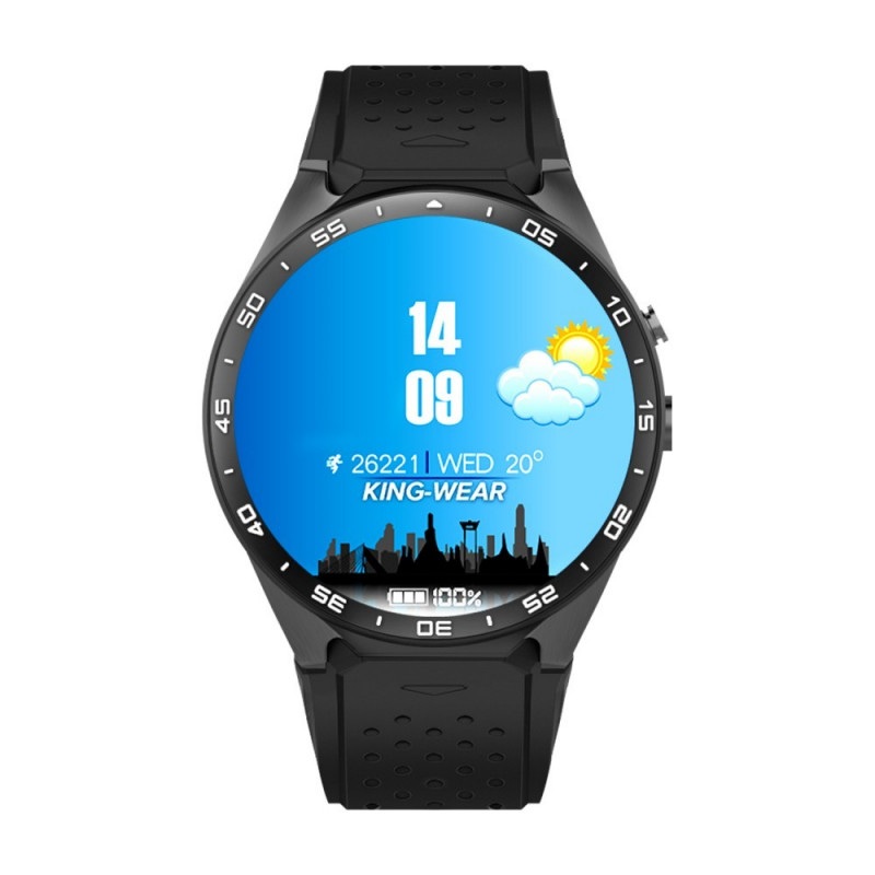 Smartwatch KW88 - czarny - inteligentny zegarek