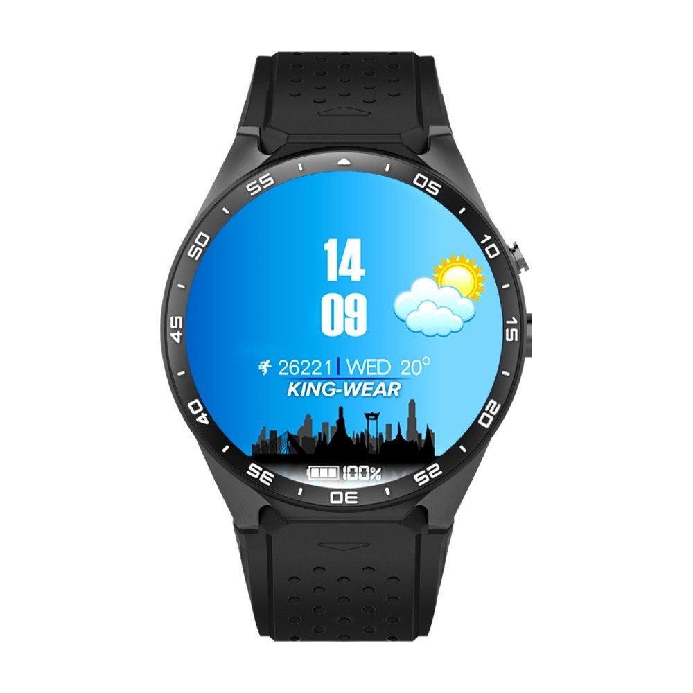 Smartwatch KW88 - czarny - inteligentny zegarek