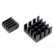 Zestaw radiatorów 2x z taśmą termoprzewodzącą - czarne