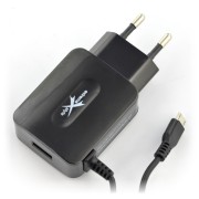Zasilacz Extreme microUSB + USB 5V 2,1A - do Raspberry Pi 2/B+