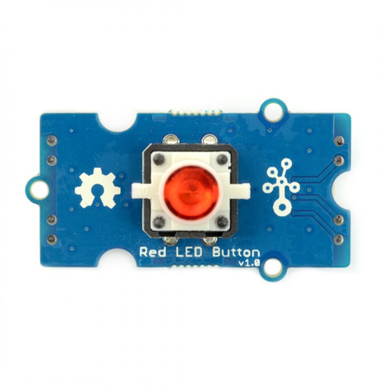 Grove - moduł przycisku z czerwonym podświetleniem