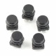Tact Switch 12x12 mm z nasadką okrągły - czarny Tact Switch 12x12 mm z nasadką okrągły - czarny