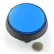 Push Button 6cm - niebieski (wersja eko2)