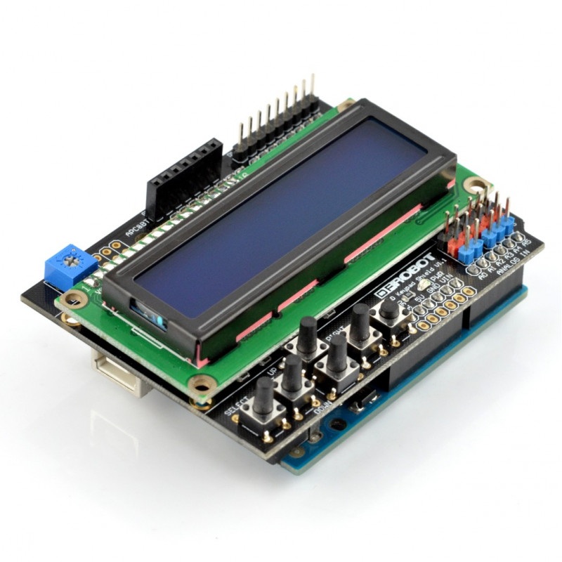 DFRobot LCD Keypad Shield v1.1- wyświetlacz dla Arduino