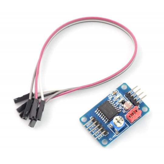 PCF8591 - 8-бітний аналого-цифровий та цифро-аналоговий перетворювач I2C v2