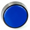 Arcade Push Button 60mm czarna obudowa - niebieski z podświetleniem - zdjęcie 1