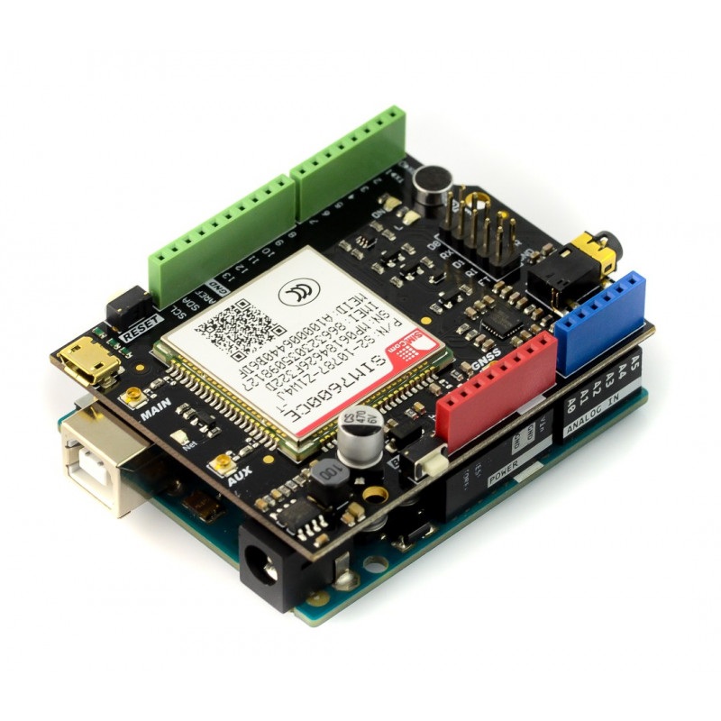 DFRobot Shield GSM/LTE/GPRS/GPS SIM7600CE-T - nakładka dla Arduino