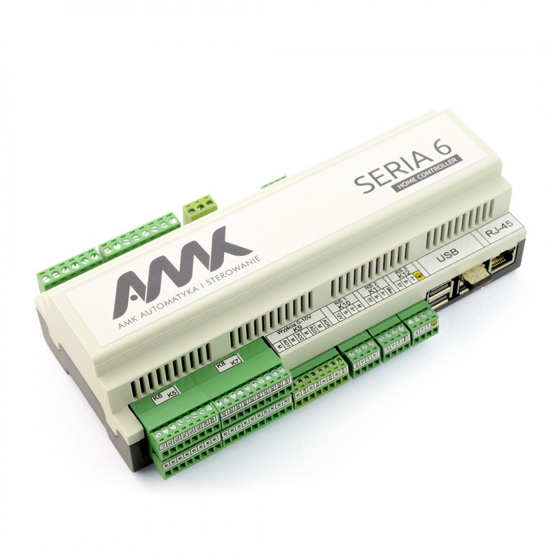 AMK Seria 6 - HomeController - centralny moduł inteligentnego domu - Modbus RS485