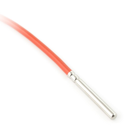 Водонепроникний зонд з датчиком температури DS18B20 - 5 м - коричневий - силіконовий